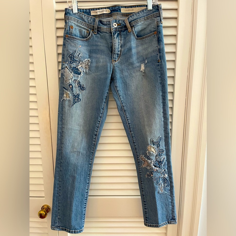 Anthropologie Pilcro Slim Boyfriend Jeans